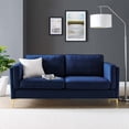 thumbnail image 3 of Modway Kaiya Performance Velvet Sofa in Cognac, 3 of 4