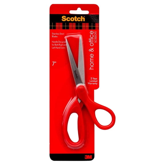 Scotch Universal Scissors, Red, 1 per Pack, 18 cm