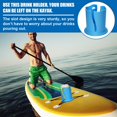 thumbnail image 3 of 2 Pieces Paddle Board Cup Holder, Universal Kayak Drink Holder Multi-Function Anti-Tip Paddle Board Cup Holder, 3 of 4