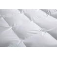 thumbnail image 3 of All-Season Super Soft Comforter Oversize Queen 98 by 98 inch Black Solid, 400 GSM Microfiber, 1 Piece Quilted Box Comforter Set, 3 of 8
