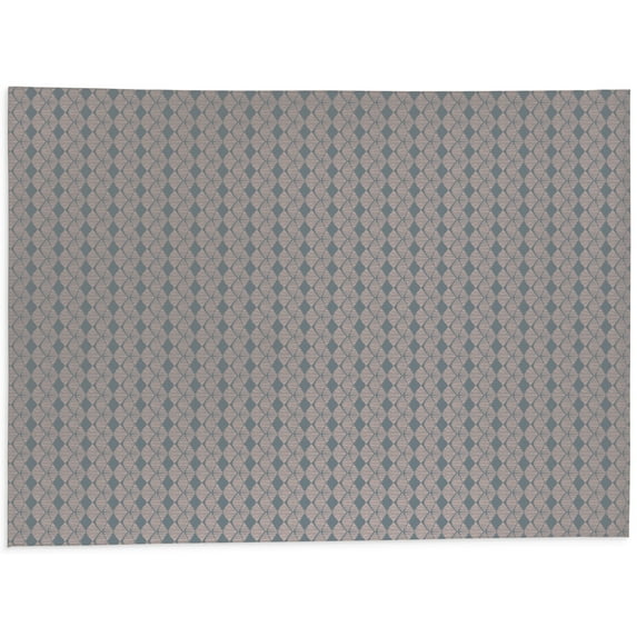 Tika Pink Blue Office Mat by Kavka Designs