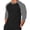 Black, variant on Mens Summer Tops, Workout Shirts for Men, Color Panels Mens Long Sleeve Crew Neck Stretchy Sporty Gym Workout Fitness Beach Vacation Soft Breathable Shirts