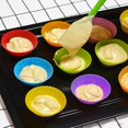 thumbnail image 2 of SUTENGDA Silicone Mini Cupcake Holders  Mini Cupcake Liners  Pastry & Dessert Cups  18 Pack, 2 of 6