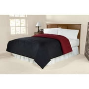 Mainstays Ms Solid Rev Black/grey King Comforter