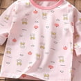 thumbnail image 4 of TOWED22 Baby Girl Boy Fall Winter Clothes 2pcs Cotton Graphic Tee Cotton Joggers Pants Toddler Outfits Casual Clothing(Light Pink,18-24 M), 4 of 6
