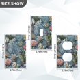 thumbnail image 7 of Yayeee Blank Wall Plate Cover 1-Gang 4.5"x2.7" Home Unused Decorative Outlet, Sea Plants Pattern, 7 of 7