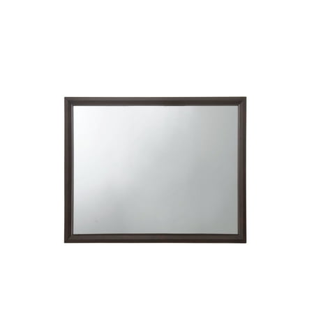 ACME Madison Wooden Frame Mirror in Espresso
