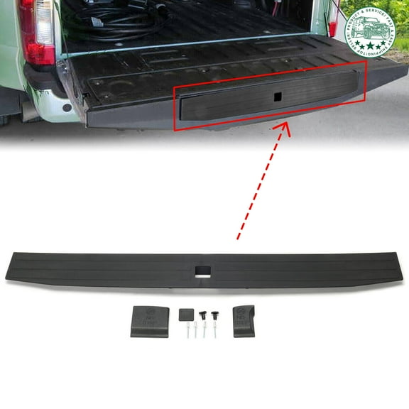 Kojem Tailgate Molding Top Trim Cap Cover for 2017-2022 Ford F250 F350 Super Duty Flex Step Replaces HC3Z-9940602-A FO1904134 Rear Center Piece