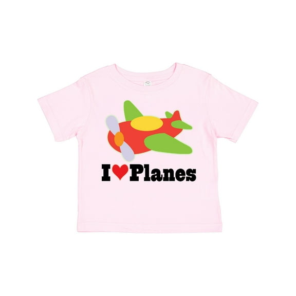 Inktastic I Love Planes Cute Airplane Boys or Girls Toddler T-Shirt