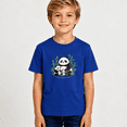 thumbnail image 2 of Boys Graphic T Shirt Cute Panda Family Short Sleeve Kids Tee Animal Lover Style 100% Cotton Soft Child Tops 4-13Y, 2 of 5