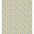 thumbnail image 3 of Ambesonne Floral Duvet Cover Sets, Surreal Funny Flowers Swirls, 2-Twin, Pale Lilac Khaki, 3 of 4