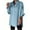 Blue, variant on aidice Plus Size Shirts for Women Casual Lapel Neck Long Sleeve Button up Loose Office Workwear Tops