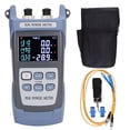 thumbnail image 3 of Optical Power Meter, Color LCD Screen Fiber Optic Power Tester Micro USB Interface Handheld 10 Data Storage With Coupler And Jumper For Communication, 3 of 8