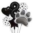 thumbnail image 1 of Set de globos de película de aluminio con estampado de patas negras en forma de antballena para fies, 1 of 4