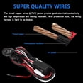 thumbnail image 4 of Car Power Switch Wiring Harness Kit for LED Light Bar with Relay and Fuse, Maximum Support for 300W, Easy Installation, ABS Material, 9-16V Input Power Supply, 14AWG Core, 6000K, 4 of 8