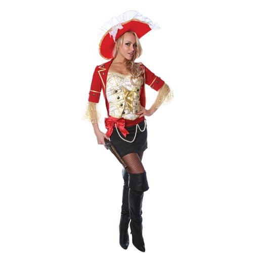 Lace Pirate Adult Halloween Costume
