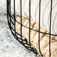 thumbnail image 3 of Set of 2 round steel coffee tables - Storage for stuffed animals and more, 3 of 6