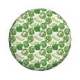 thumbnail image 4 of Spare Tire Cover, Bell Pepper Green Funny Wheel Cover Tire Covers For Trailers Car Truck Camper Universal Tire Covering Fits Diameter14"-17", 4 of 4