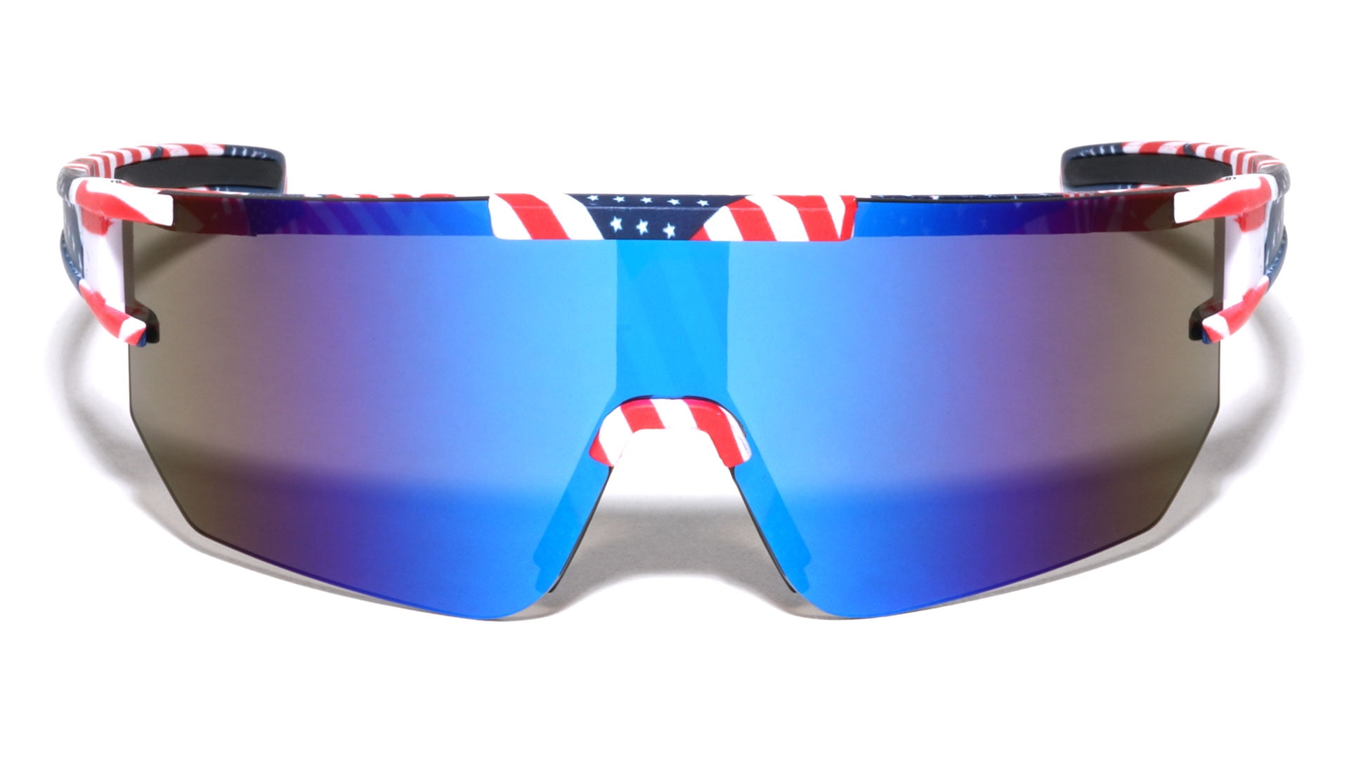 Mirrored Shield Sunglasses for Sports Cycling Baseball Polarized Safety Sunglasses Oversized Blade Sports Shield  main image 2