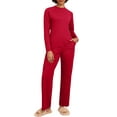 thumbnail image 2 of MINTREUS Couple Pajama Sets Soft PJs Sets for Couples/Women/Men Matching Sleepwear with Pockets, 2 of 6
