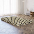 thumbnail image 5 of Damask Foldable Mattress, Retro Geometric Check Art, 78.7" x 47.2", Pale Coffee and Charcoal Grey, by Ambesonne, 5 of 6