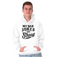 thumbnail image 5 of My Dad Jokes Are Strong Funny Fathers Hoodie Hooded Sweatshirt Men Brisco Brands S, 5 of 6