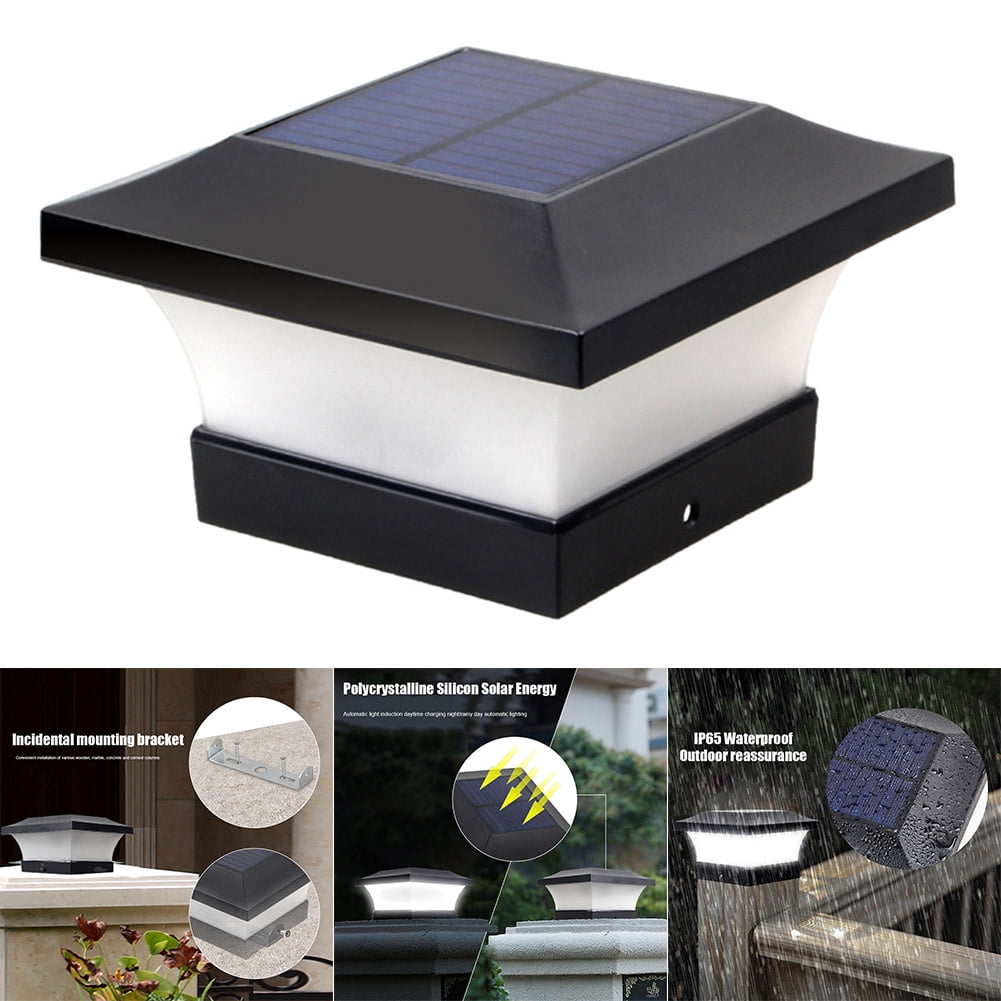 Outdoor Lighting Waterproof LED Solar Fence Light Outdoor Garden Yard