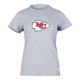 thumbnail image 1 of NFL Playera Aficionado Básica Kansas City Chiefs Gris para Mujer, Talla Mediana, 1 of 5