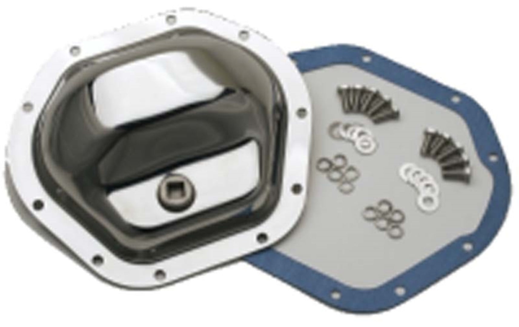 Kentrol 304CM44 Jeep Wrangler TJ - 1997-06 Front & Rear Differential Cover  Polished Stainless Steel 