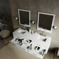 thumbnail image 4 of Castor 72 in W White Double Bath Vanity and White Quartz Top, 4 of 10