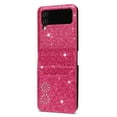 thumbnail image 2 of Samsung Galaxy Z Flip 6 Flip Magnetic Leather Wallet Case with 9 Credit Card Holder Bling Glitter PU Leather Case with Zipper Pocket Wallet Stand Full Cover Shockproof Case for Women Men,Rose, 2 of 10