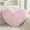 Pink, variant on Heart Shaped Throw Pillow Faux Rabbit Fur Room Decorative Throw Pillow Home Decoration Heart Plush Cushion Love Pillow, Valentine's Day Gift for Her (Pink)