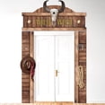 thumbnail image 1 of Banner decorativo para puerta de fiesta, tema de Chunnin West Cowboy, 1 of 7
