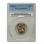 1952-S Jefferson Nickel MS-66 PCGS (FS)