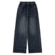 thumbnail image 5 of Cowsor Girls Baggy Jeans Distressed Denim Pants Elastic Waist Wide Leg Jeans for Girls Kids Loose, 5 of 7