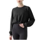 thumbnail image 2 of Ailaofu Women's Crewneck Cropped Pullover Sweatshirt Basic Long Sleeves Athletic Tops, 2 of 3
