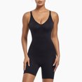 thumbnail image 2 of PEASKJP Tummy Control Shapewear Tummy Control Shapewear Mid-Thigh Seamless Full Body Shaper, Black L, 2 of 5