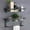 Black, variant on Sofinny 2 Tier Glass Shelf for Bathroom Wall Mounted, 15.7in Aluminum Floating Shelves with Towel Bar, No Drilling, 8mm Thick Tempered Glass (White)