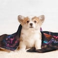 thumbnail image 4 of Pofeuu Glowing Leaf Bird Print Puppy Blanket,Dog Blankets,Pet Blanket Cozy Cat Blankets for Indoor Cats, Fuzzy Pet Blanket for Kitten Doggy Dog Blankets-Small, 4 of 8