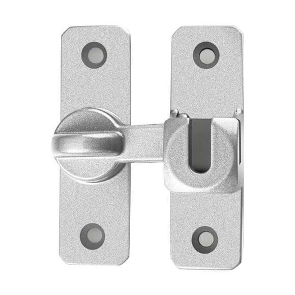 Cerradura de puerta ajustable de alta resistencia 180: cerradura de puerta corredera con aleación reforzada para patio doméstico