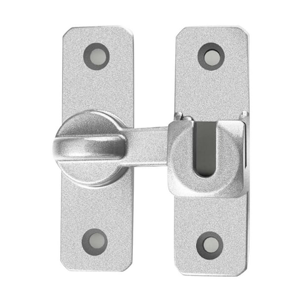 Cerradura de puerta ajustable de alta resistencia 180: cerradura de puerta corredera con aleación reforzada para patio doméstico