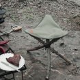 thumbnail image 1 of fastboy Folding Triangle Stool Cloth Outdoor Tools Lightweight for Camping Green, 1 of 9