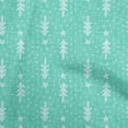thumbnail image 1 of oneOone Viscose Chiffon Aquamarine Green Fabric Merry Christmas Sewing Fabric By The Yard Printed Diy Clothing Sewing Supplies 42 Inch Wide, 1 of 1