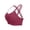 Hot Pink, variant on Fewfanhot Women's Medium Support Cross-Back Sports Bra, Mesh Panel Breathable Workout Bra, Crisscross Strap Yoga & Gym Top, Black, L