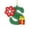 S, variant on 26-Piece Alphabet Christmas Tree Ornaments - Uppercase PVC Letters with Hanging Loops, Personalized Holiday Decor for Kids & Families