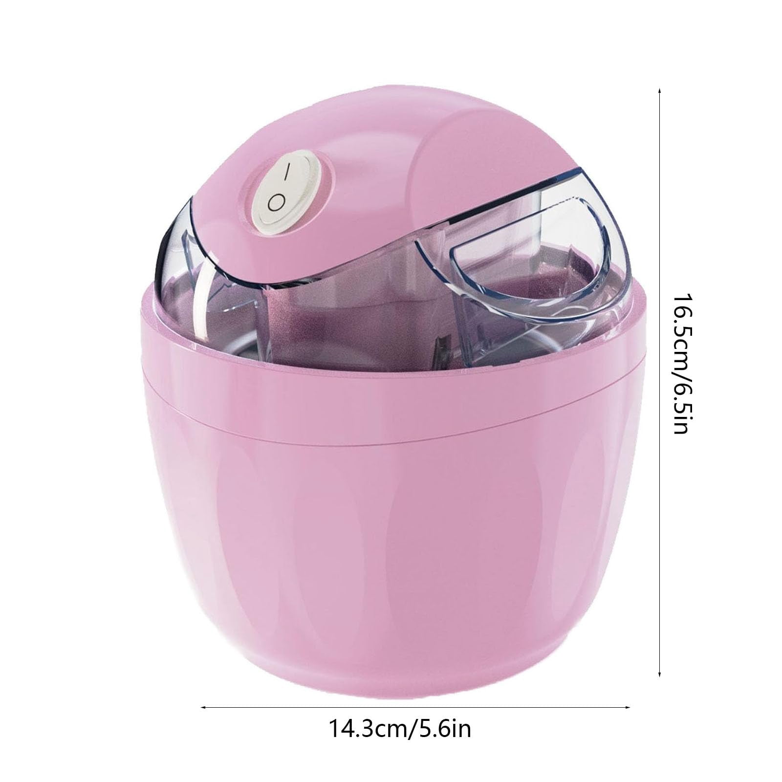 Mini Ice Cream Maker, Electric Personal Gelato and Sorbet Machine, Single Serving, Compact, DIY Kitchen Treats