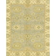 thumbnail image 1 of Ahgly Company Machine Washable Indoor Rectangle Abstract Chrome Gold Yellow Area Rugs, 7' x 9', 1 of 7