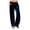Navy-#003, variant on GIPQJK Womens Velvet Pants High Waisted Wide Leg Comfy Athletic Pants Fashion Straight Leg Lounge Pant with Pockets,White XL