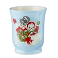 thumbnail image 3 of Mr. Christmas 4" Vintage Snowman Hurricane Vase Decoration, Light Blue, 3 of 5