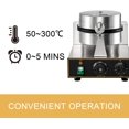 thumbnail image 3 of Vbenlem de 110 V, redonda, antiadherente, 1100 W, eléctrica, de acero inoxidable, VEVOR 1100W, 3 of 9